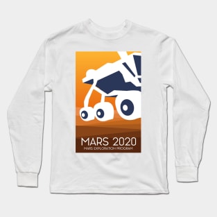 Mars 2020 space art Long Sleeve T-Shirt